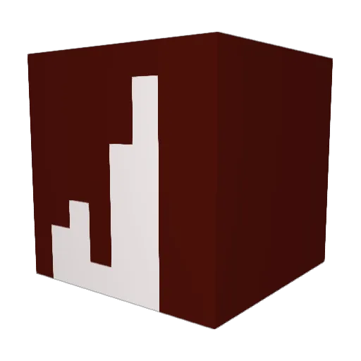 super_ksuke Minecraft avatar head, 3D render