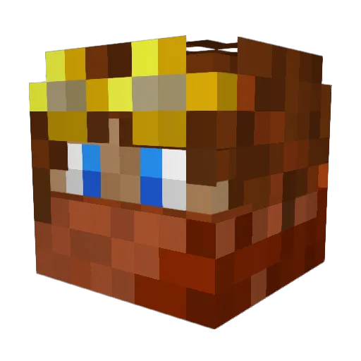 super_ninja_bat Minecraft avatar head, 3D render