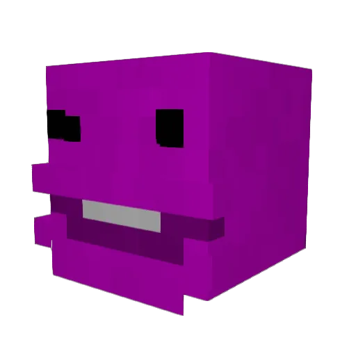 superamazingdude Minecraft avatar head, 3D render
