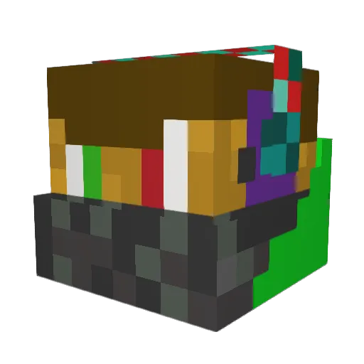 superandroid707 Minecraft avatar head, 3D render
