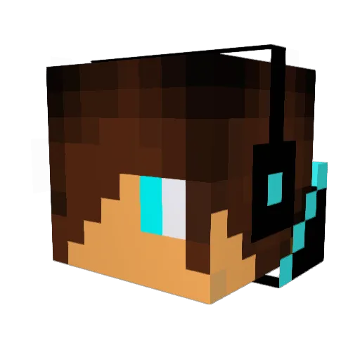 superanth02 Minecraft avatar head, 3D render