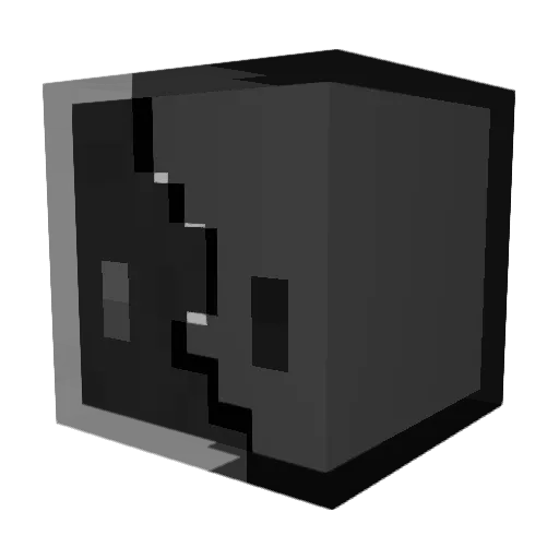 superapatate Minecraft avatar head, 3D render