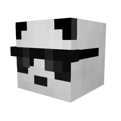 superawsomman Minecraft avatar head, 3D render