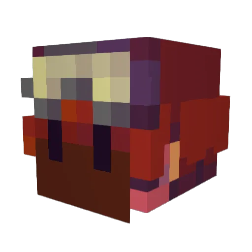 superbab76 Minecraft avatar head, 3D render