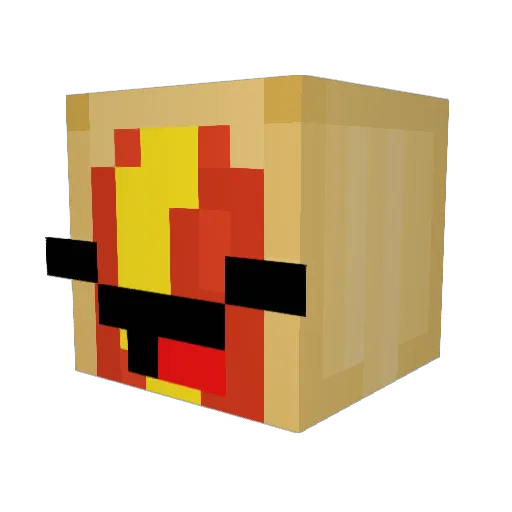superblaze65 Minecraft avatar head, 3D render
