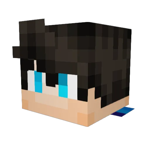 superbomba01 Minecraft avatar head, 3D render