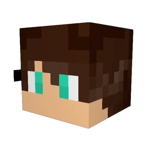 superbrogaming2 Minecraft avatar head, 3D render