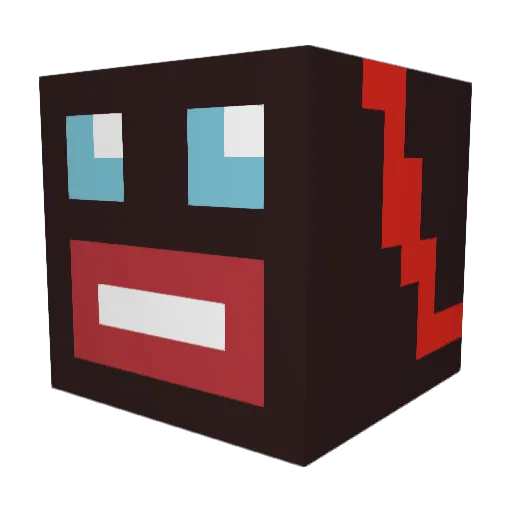 superbuffalo360 Minecraft avatar head, 3D render