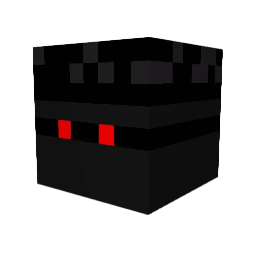 superbullen Minecraft avatar head, 3D render