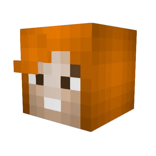 supercalvo33 Minecraft avatar head, 3D render