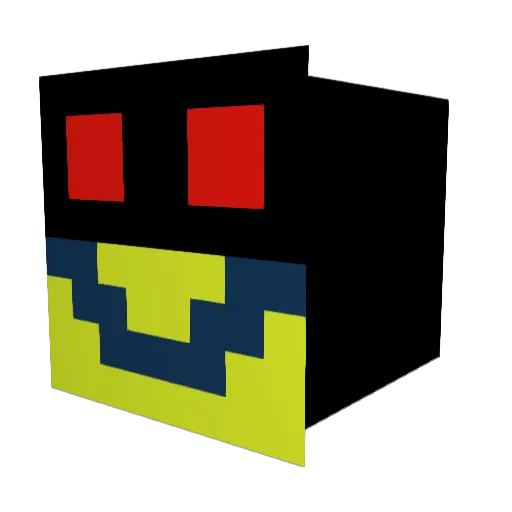 supercat2000 Minecraft avatar head, 3D render