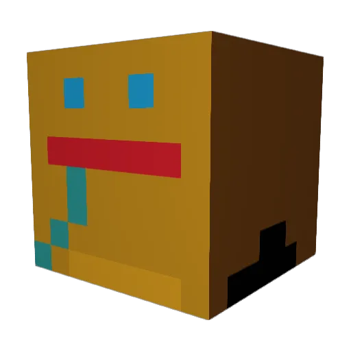 superchristygo Minecraft avatar head, 3D render
