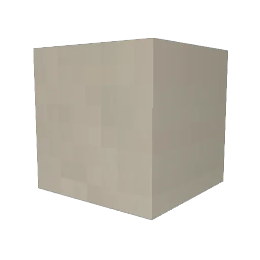 superchrl Minecraft avatar head, 3D render