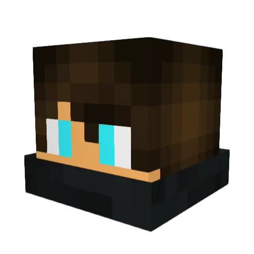 supercman2000 Minecraft avatar head, 3D render