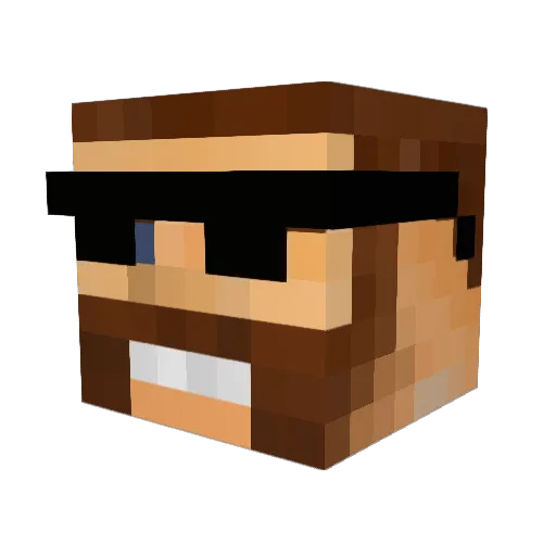 supercookie731 Minecraft avatar head, 3D render