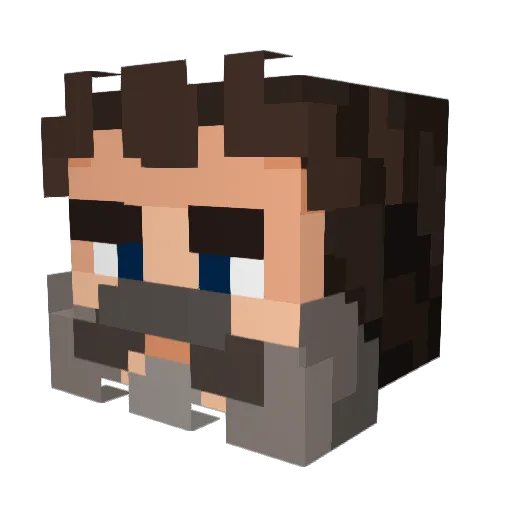 supercoolguy1234 Minecraft avatar head, 3D render
