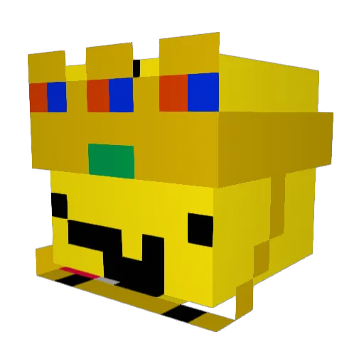 supercoolhannah Minecraft avatar head, 3D render
