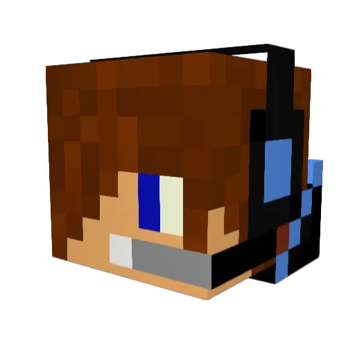 supercoolman2589 Minecraft avatar head, 3D render