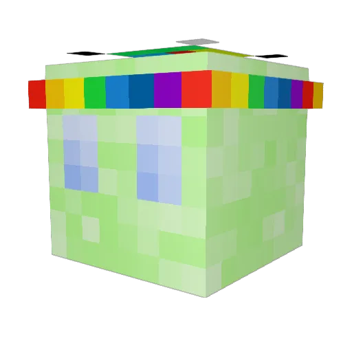 supercreep222 Minecraft avatar head, 3D render