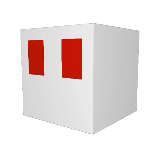 supercreeper3541 Minecraft avatar head, 3D render