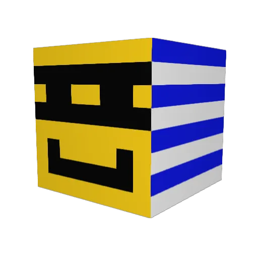 superdeadley Minecraft avatar head, 3D render