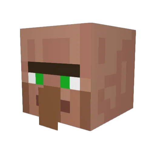 superdelux345 Minecraft avatar head, 3D render