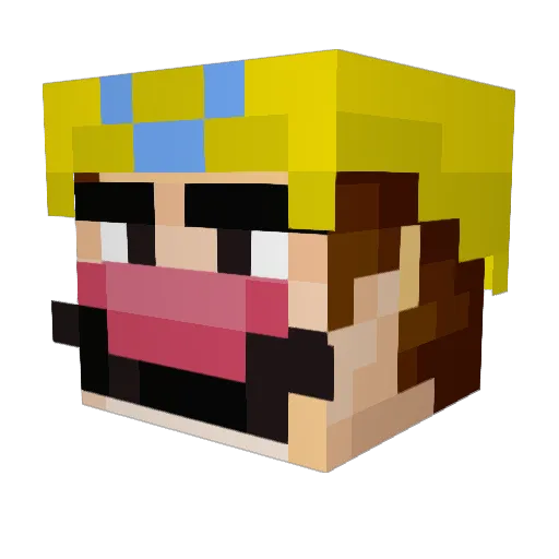 superdookie69 Minecraft avatar head, 3D render