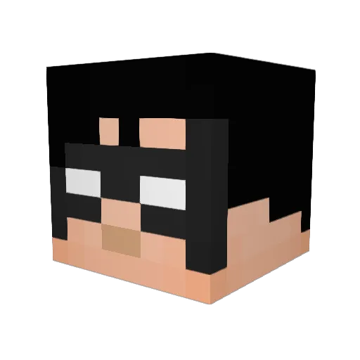 superdude0829 Minecraft avatar head, 3D render
