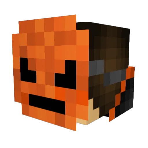 superdupersmart9 Minecraft avatar head, 3D render
