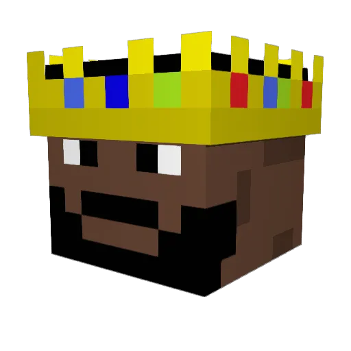 superethanol45 Minecraft avatar head, 3D render