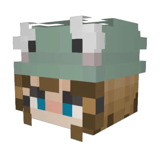 supereve26 Minecraft avatar head, 3D render