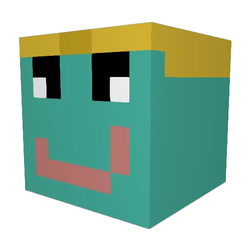 superferdi9 Minecraft avatar head, 3D render