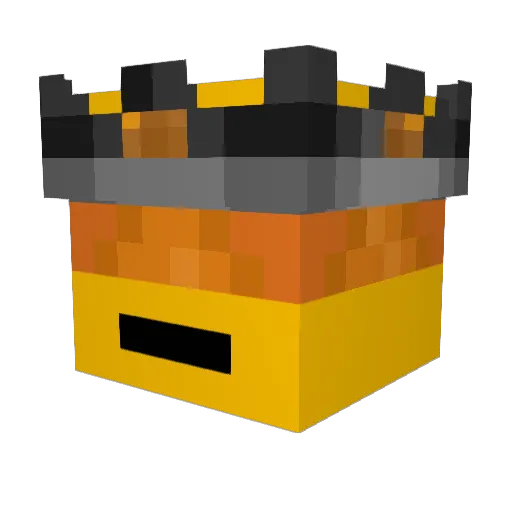 superflipper0 Minecraft avatar head, 3D render