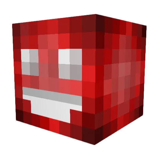 superflu Minecraft avatar head, 3D render