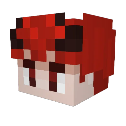 superfreckles15 Minecraft avatar head, 3D render