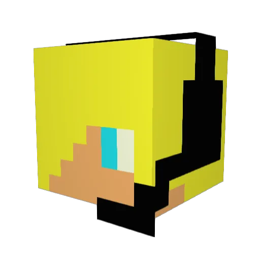 superfx1 Minecraft avatar head, 3D render