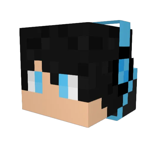 supergerdy66 Minecraft avatar head, 3D render