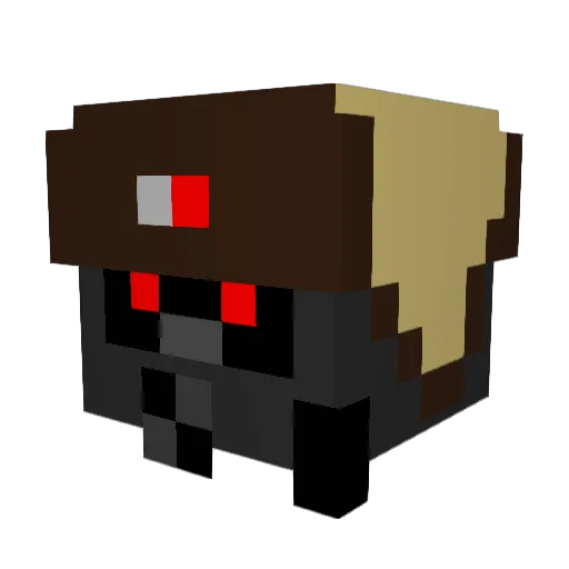 supergiff8 Minecraft avatar head, 3D render
