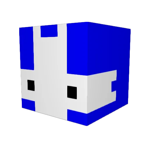 supergrey38 Minecraft avatar head, 3D render