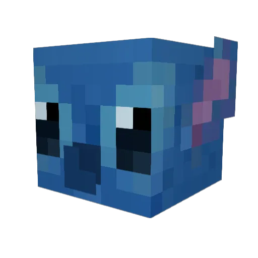 superguff18 Minecraft avatar head, 3D render