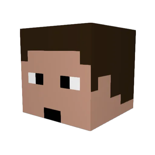 superguy2723 Minecraft avatar head, 3D render
