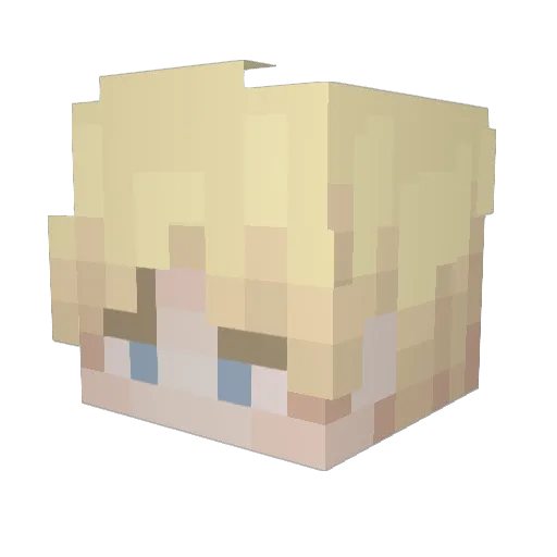 superhackerboy67 Minecraft avatar head, 3D render