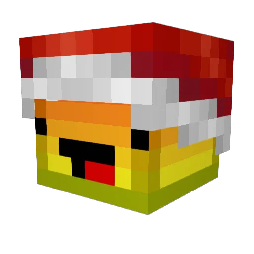 superhog76 Minecraft avatar head, 3D render
