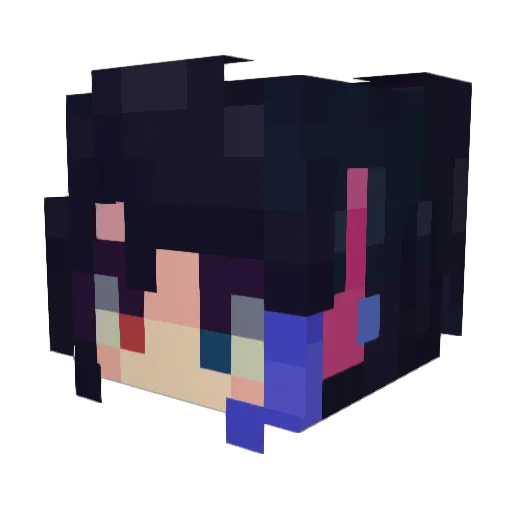 superior_dandy Minecraft avatar head, 3D render