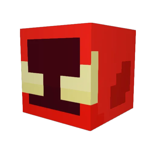 superior_juice Minecraft avatar head, 3D render