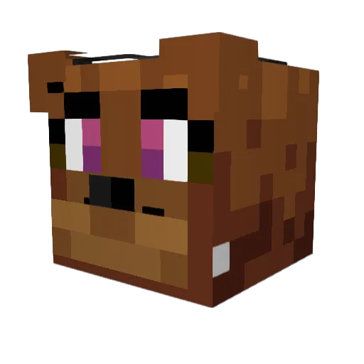 superjessie2009 Minecraft avatar head, 3D render