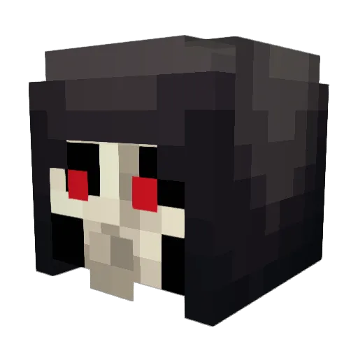 superjom Minecraft avatar head, 3D render