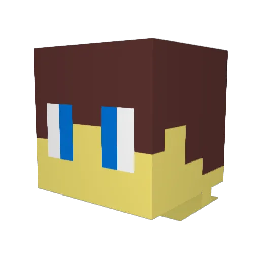 superjuice2012 Minecraft avatar head, 3D render