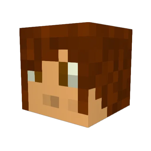superkai64 Minecraft avatar head, 3D render