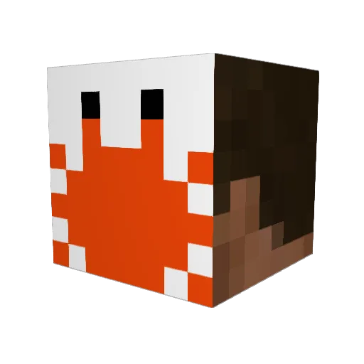 superkaniko Minecraft avatar head, 3D render